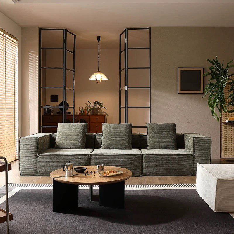 Flat Pack Compressed Sofa for Easy Shipping