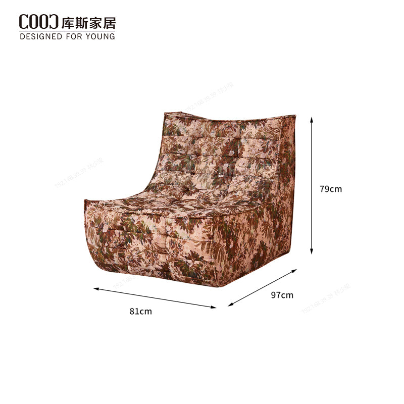 Foshan Factory China Vacuum Pack Full Sponge Sofa in Box Modern Living Room Compressed Single Sofa for Wholesale