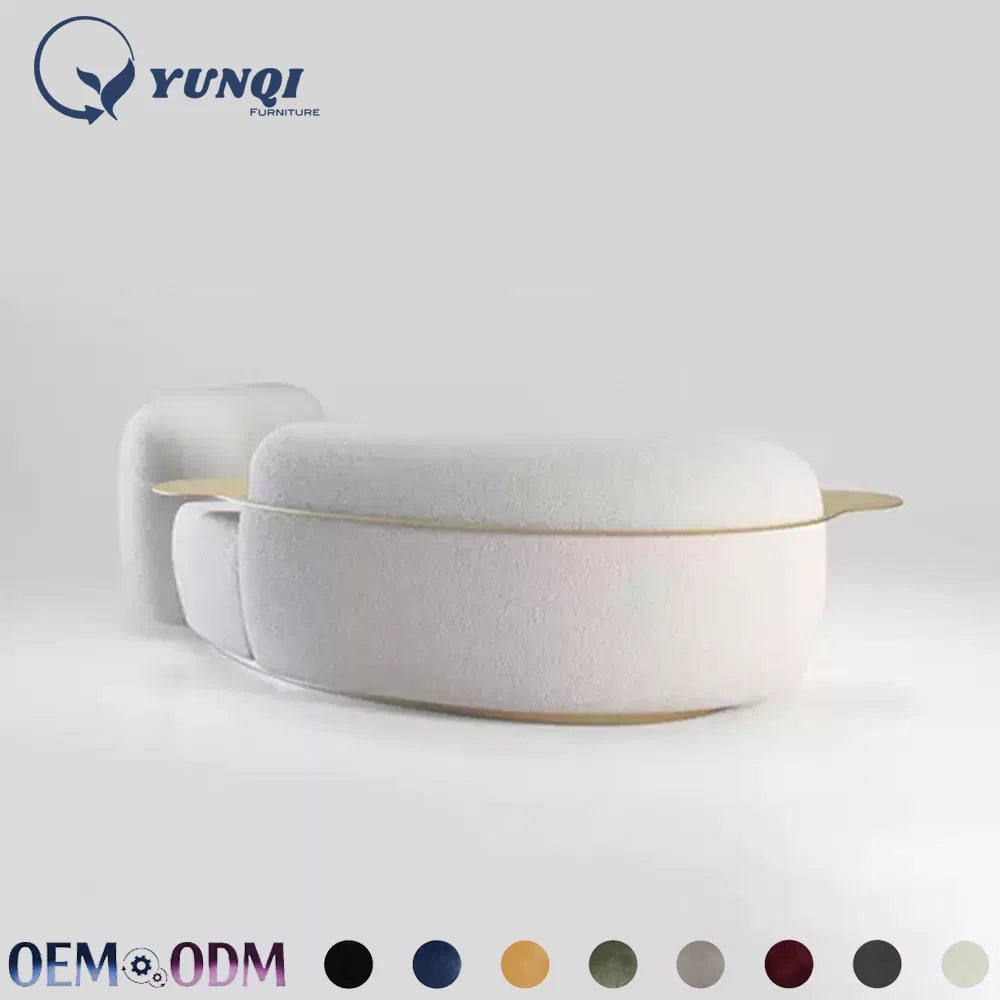 Luxury Modern White Sofa Set for Living Room - Customizable & Comfortable