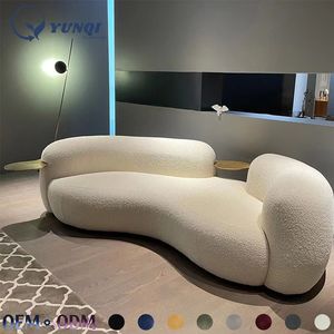 Luxury Modern White Sofa Set for Living Room - Customizable & Comfortable