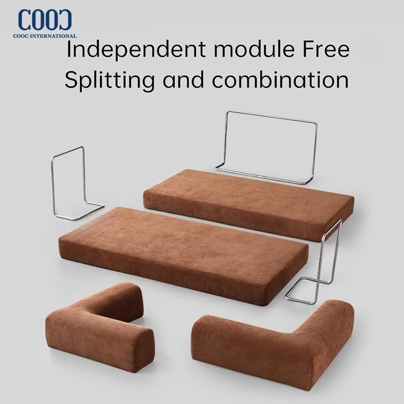 Wholesale Foshan Factory Living Room Furniture Velvet Couch Vacuum Compressed Sofa